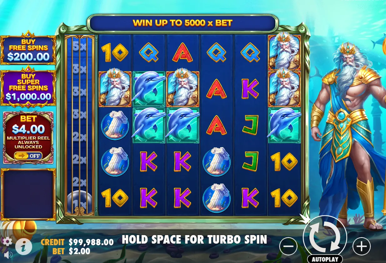 Waves of Poseidon Slot